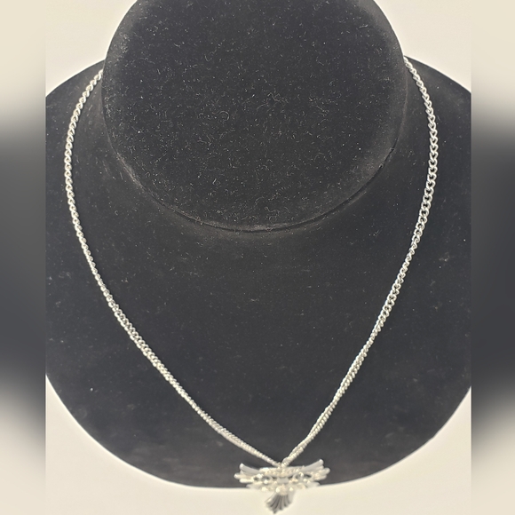 23.5" Vintage Silver-Tone Owl Necklace - Picture 7 of 11